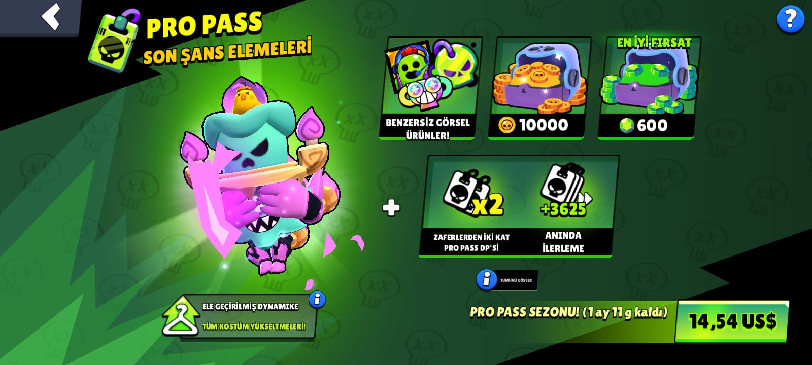 Brawl Stars Endirimli Pro Pass 💀